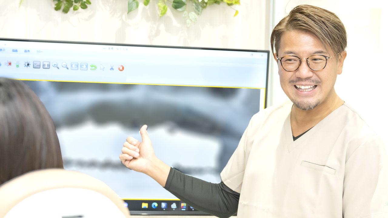 大和の矯正歯科としておすすめの提案をする理事長